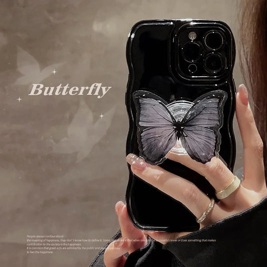 Butterfly Case For iPhone 14, 13, 12, 11 Pro Max Soft Silicone