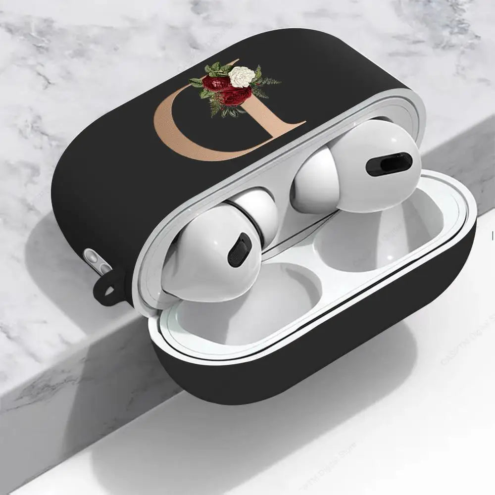 For Airpods Pro Case Silicone Letters Earphone Case